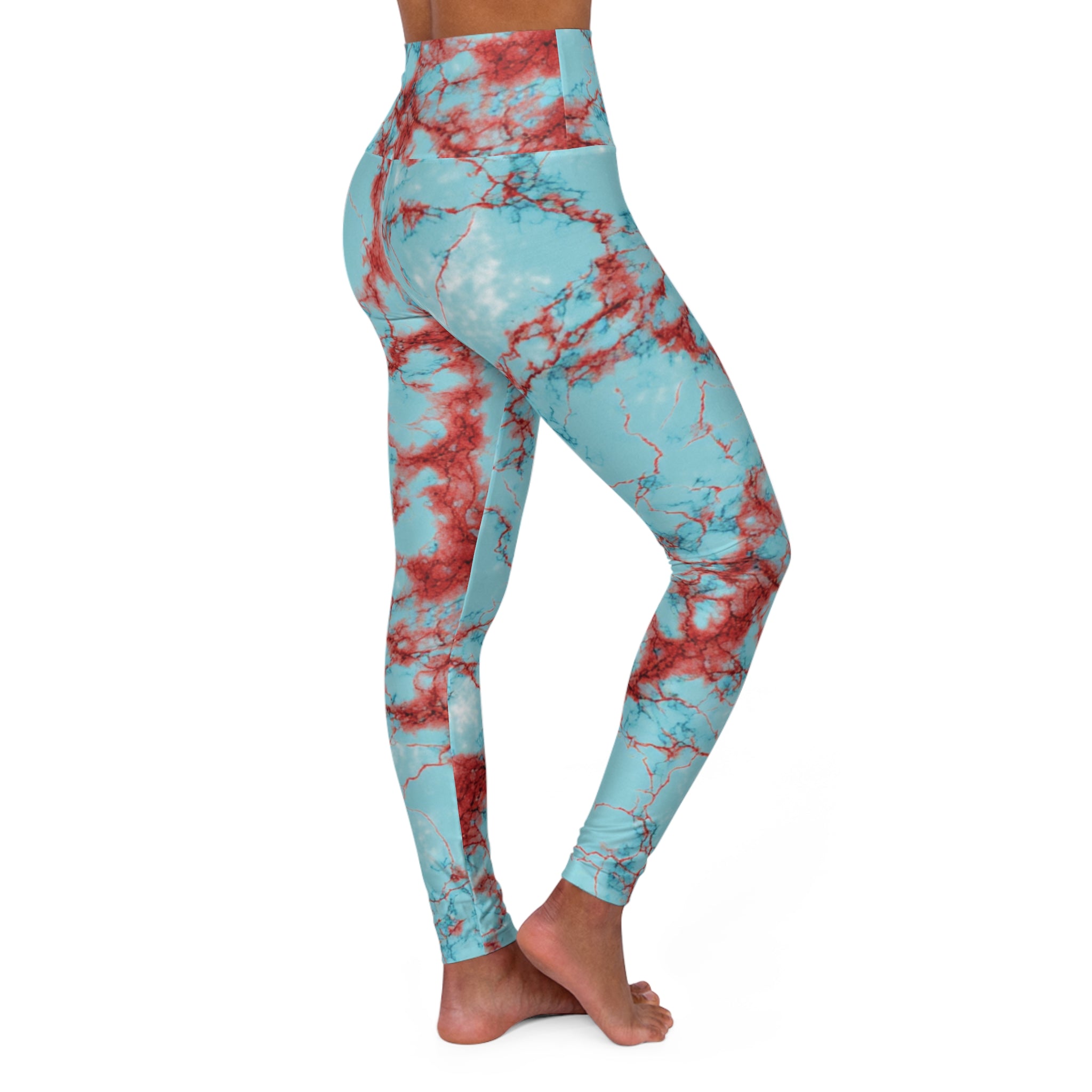 High Waisted Yoga Leggings (AOP)