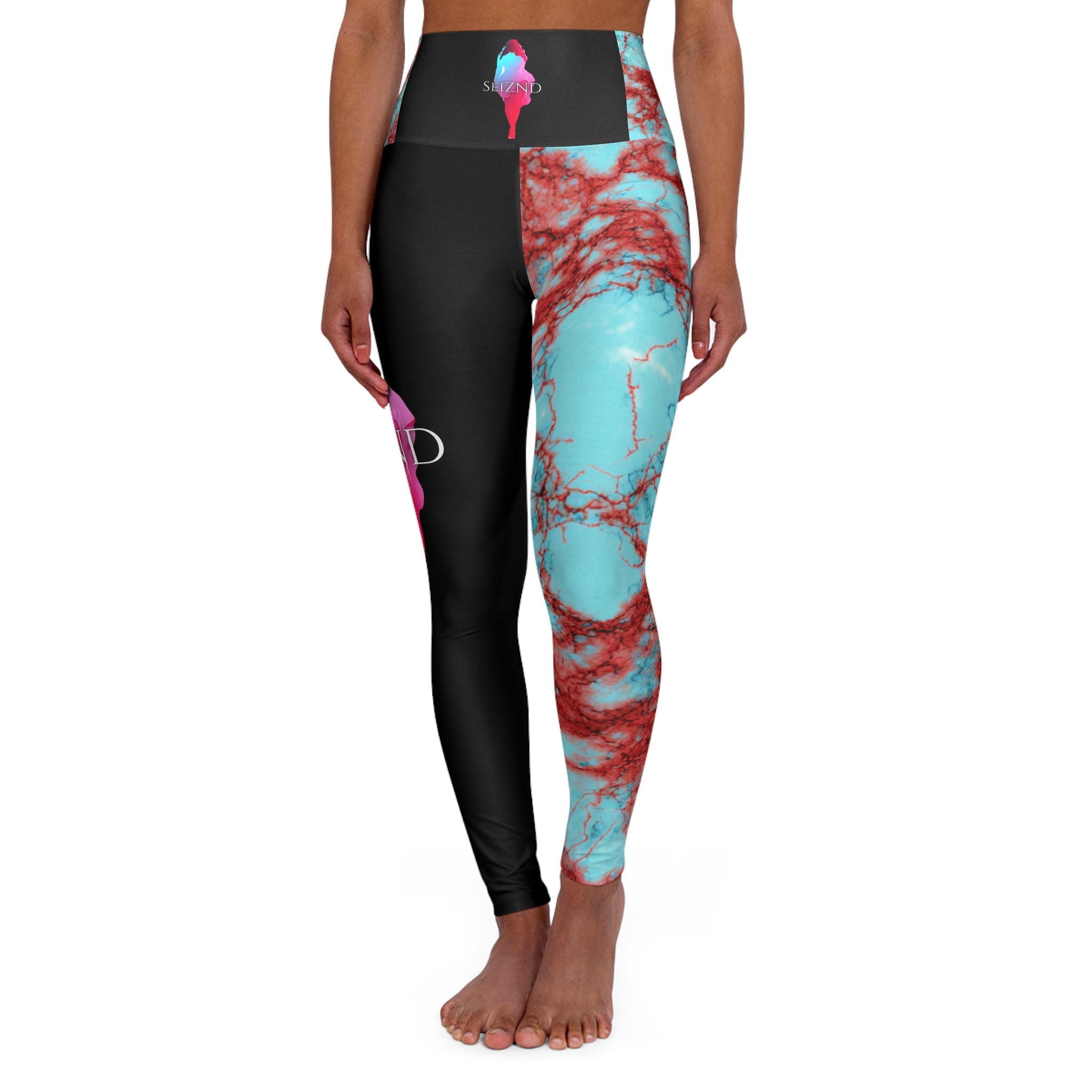 Stylish High Waisted Yoga Leggings, Workout Gear, Fitness Apparel, Activewear, Casual Lounge Pants, Exercise Leggings