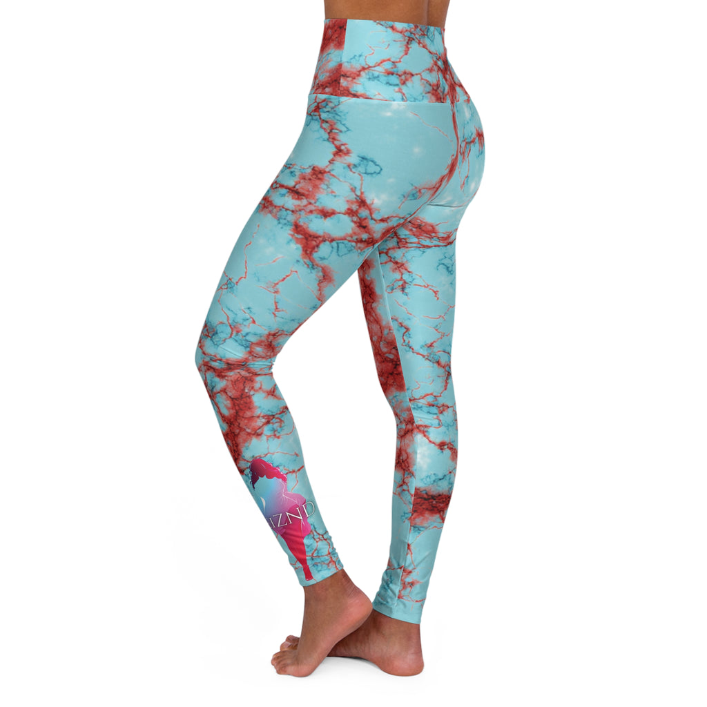 High Waisted Yoga Leggings (AOP)