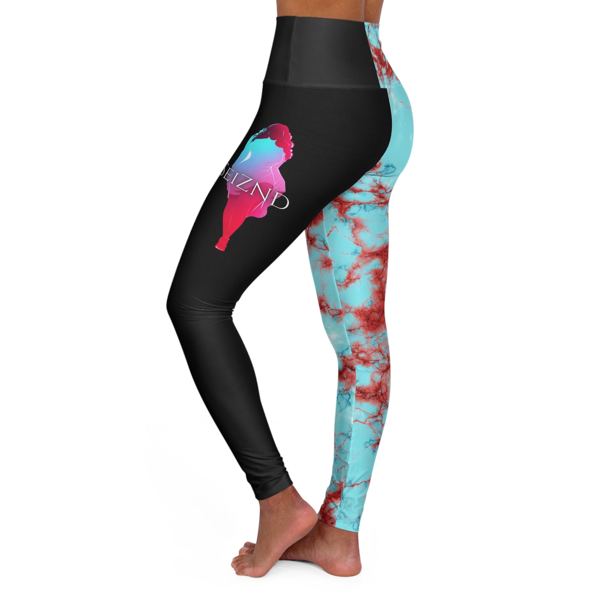 High Waisted Yoga Leggings, Stylish Activewear, Comfortable Workout Gear, Fitness Apparel, Trendy Yoga Pants, Casual Athleisure